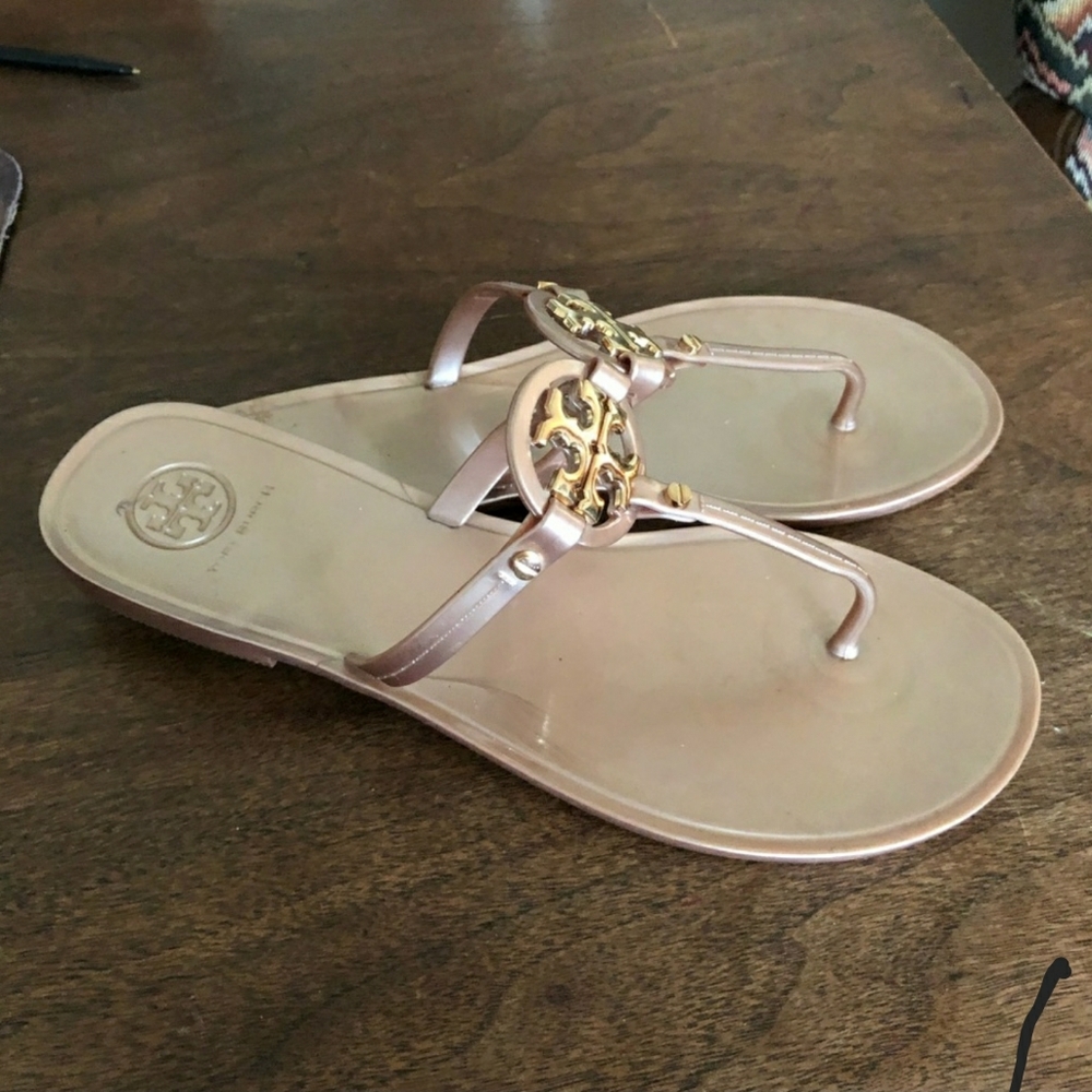 Tori Burch Jelly Miller Sandals Size 8